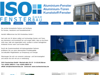 isofensterbau.de website preview