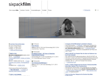 sixpackfilm.com website preview