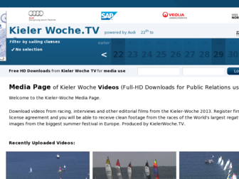 kielerwoche.tv website preview