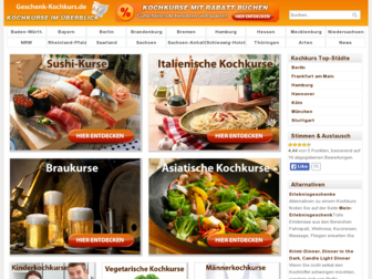 geschenk-kochkurs.de website preview
