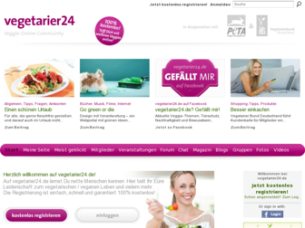 vegetarier24.de website preview
