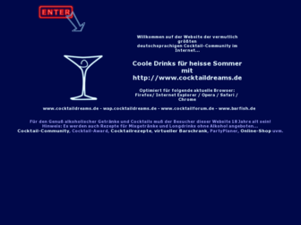 cocktaildreams.de website preview