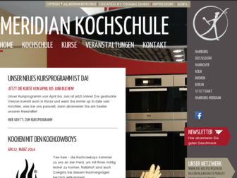 meridian-kochschule.de website preview