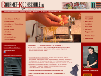 gourmet-kochschule.de website preview
