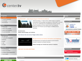 aachen.center.tv website preview