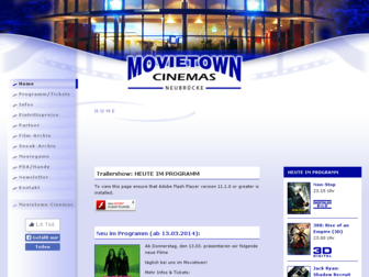 neubruecke.movietown.eu website preview
