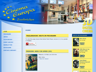 cinemaeuropa.de website preview