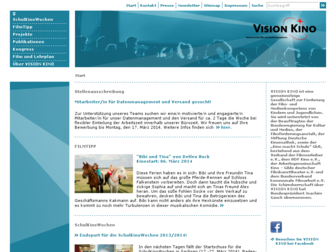 visionkino.de website preview
