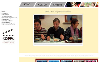 kinoklappe.de website preview