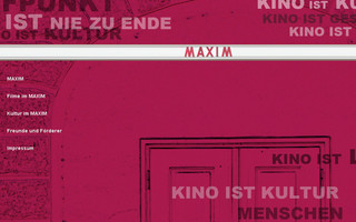 maxim-kino.de website preview