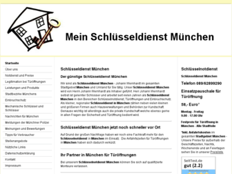 mein-schluesseldienst-muenchen.de website preview