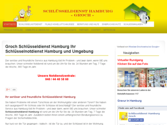 schluesseldienst-hamburg-groch.de website preview