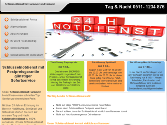 top-schluesseldienst-hannover.de website preview