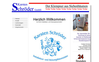 klempner-schroeder.de website preview