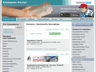 klempner-portal.de website preview