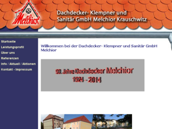 dachdecker-melchior.de website preview