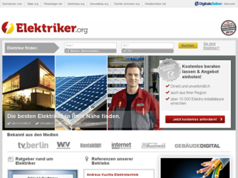 elektriker.org website preview