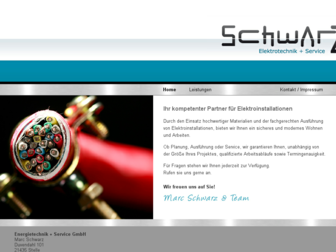 elektriker-schwarz.de website preview