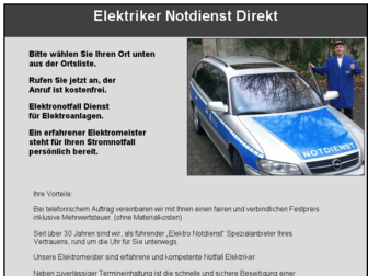 elektriker-notdienst.de website preview