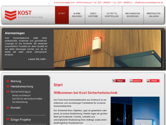 kost-sicherheitstechnik.de website preview