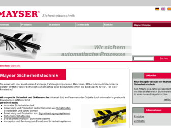 mayser-sicherheitstechnik.de website preview