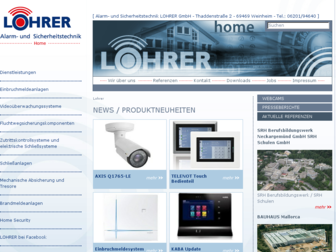 lohrer.de website preview