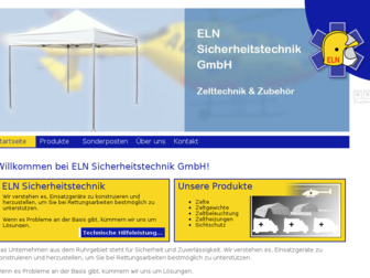 eln-sicherheitstechnik.de website preview