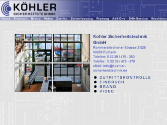 koehler-sicherheitstechnik.de website preview