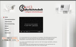 cs-sicherheitstechnik.de website preview