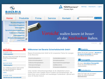 bavaria-sicherheitstechnik.de website preview