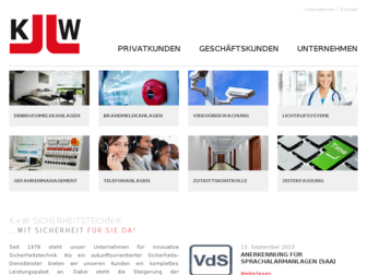 kw-sicherheitstechnik.de website preview