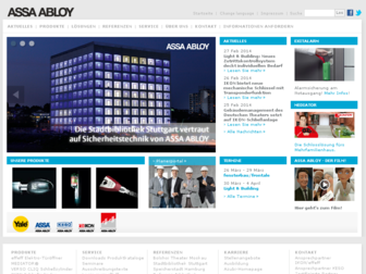 assaabloy.de website preview