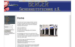 berger-sicherheitstechnik.de website preview