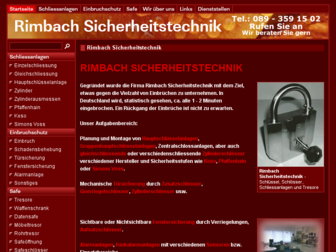 rimbach-sicherheitstechnik.de website preview