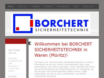 borchert-sicherheitstechnik.de website preview