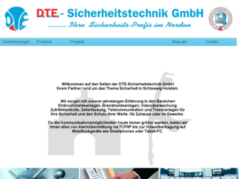 dte-sicherheitstechnik.de website preview