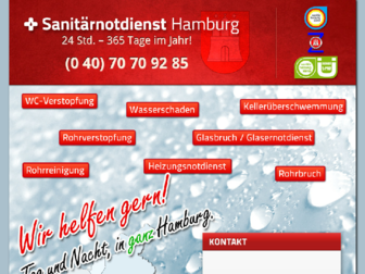 sanitaernotdienst-hamburg.de website preview