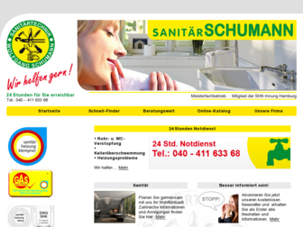 sanitaer-schumann.de website preview