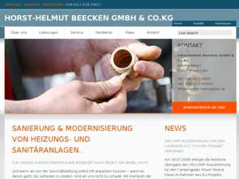 beecken-heizungsbau.de website preview