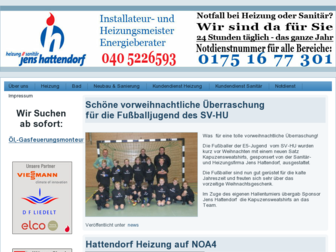 hattendorf-heizung.de website preview