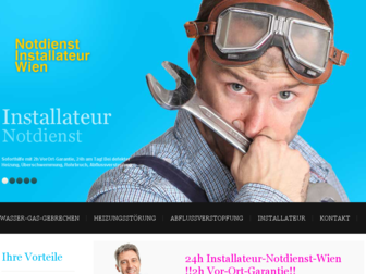 notdienst-installateur-wien.at website preview
