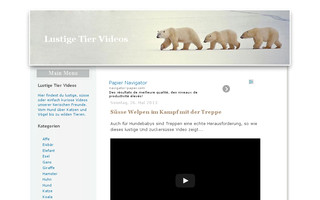lustige-tier-videos.blogspot.com website preview