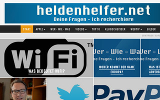 heldenhelfer.net website preview