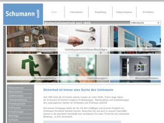 schumann-sicherheit.de website preview