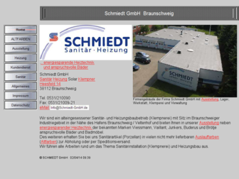 schmiedt-gmbh.de website preview