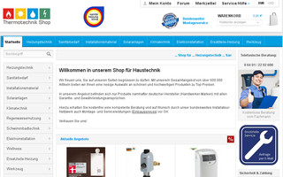 thermotechnik-shop.de website preview