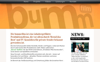 bummfilm.de website preview
