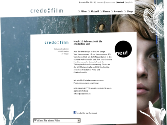 credofilm.de website preview