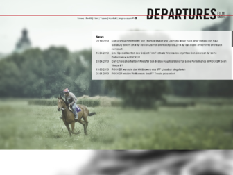 departuresfilm.de website preview