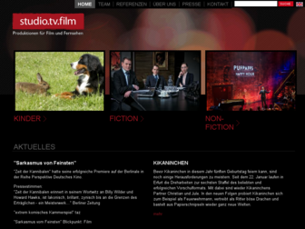studio-tv-film.de website preview